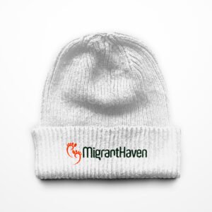 migranthaven beanie mockup